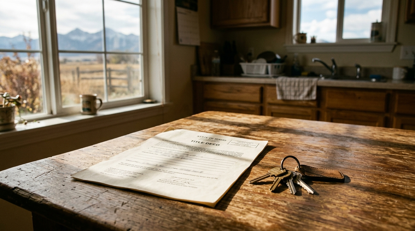 Idaho Is a Community Property State: What That Changes When You Sell the House in a Divorce